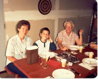 Sharon Miller, Scott Alan Miller and Euphemia Miller at a Picnic