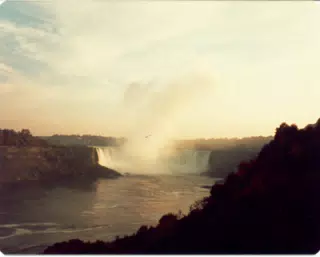 Canadian Falls at Niagara Falls, Ontario