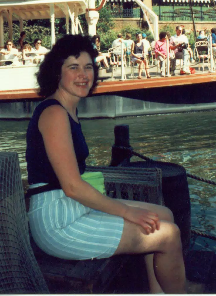 Karen Miller in Liberty Square in Walt Disney World