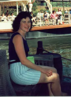 Karen Miller in Liberty Square in Walt Disney World