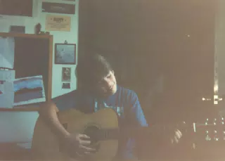 Jonathan Stagno Playing Guitar circa 1988