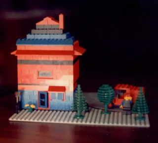 Lego House and Car