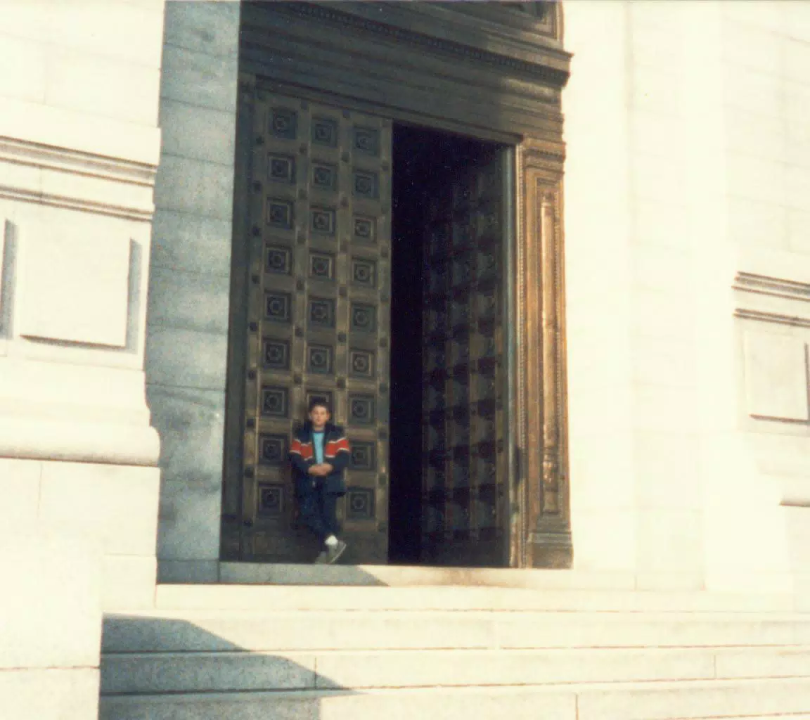 Scott Alan Miller at McKinley Monument