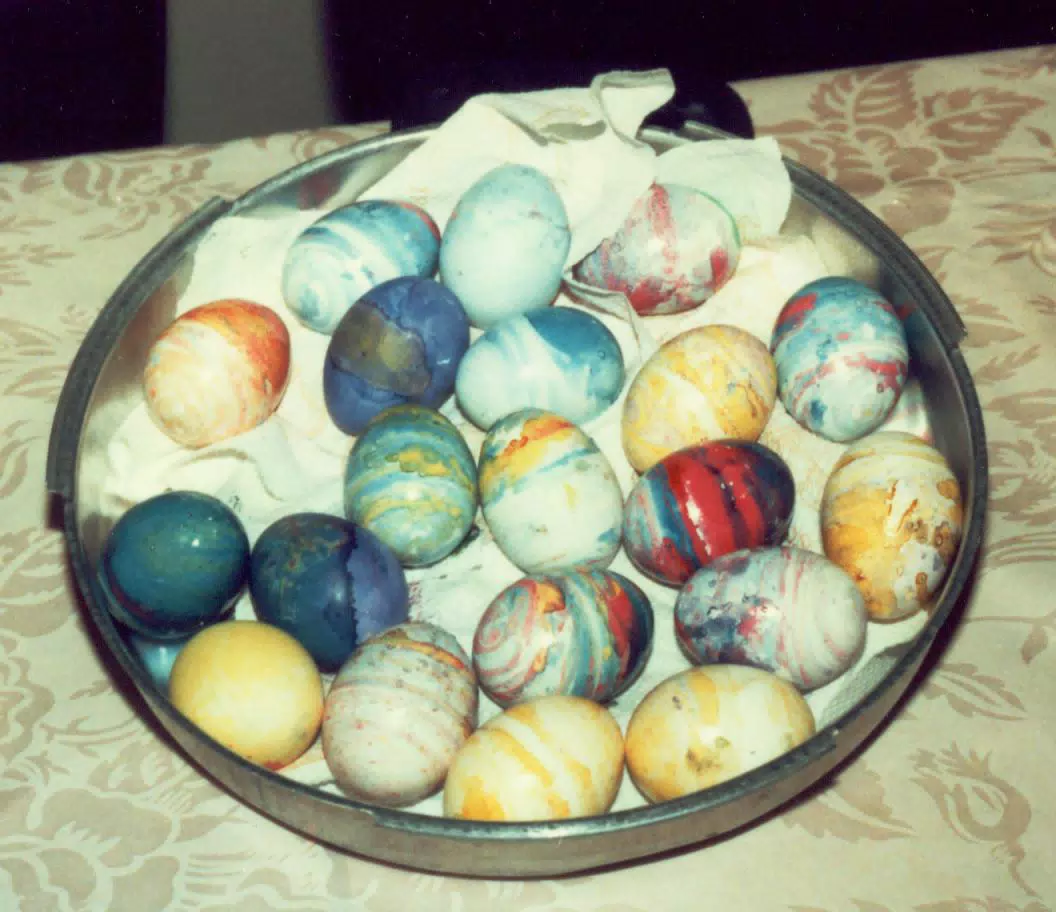 Easter Eggs in East Canton, Ohio