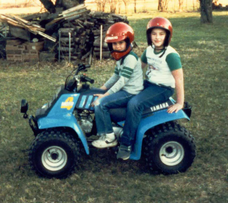 JR and Scott Alan Miller on Four Wheeler