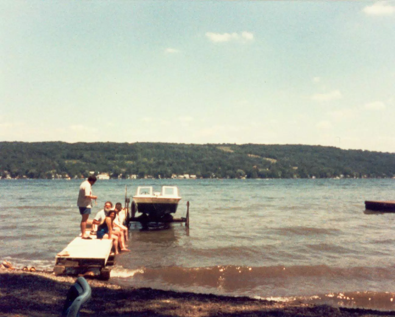Boat on Conesus Lake