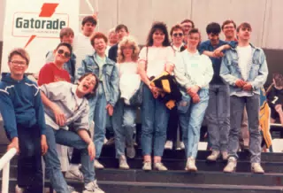 Scott Alan Miller and Nathan Parker with Youth Group in Toronto