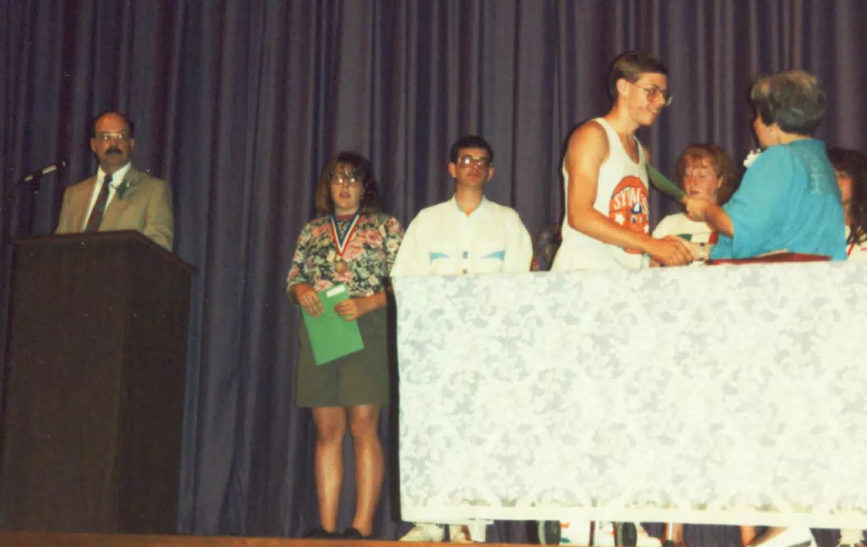 Art Ralston in Junior National Honor Society