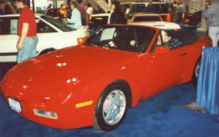 Art Ralston in Porsche 944 at Rochester Car Show