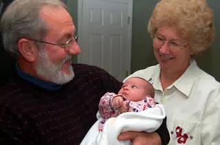 Uncle Leo and Aunt Sharon with Liesl