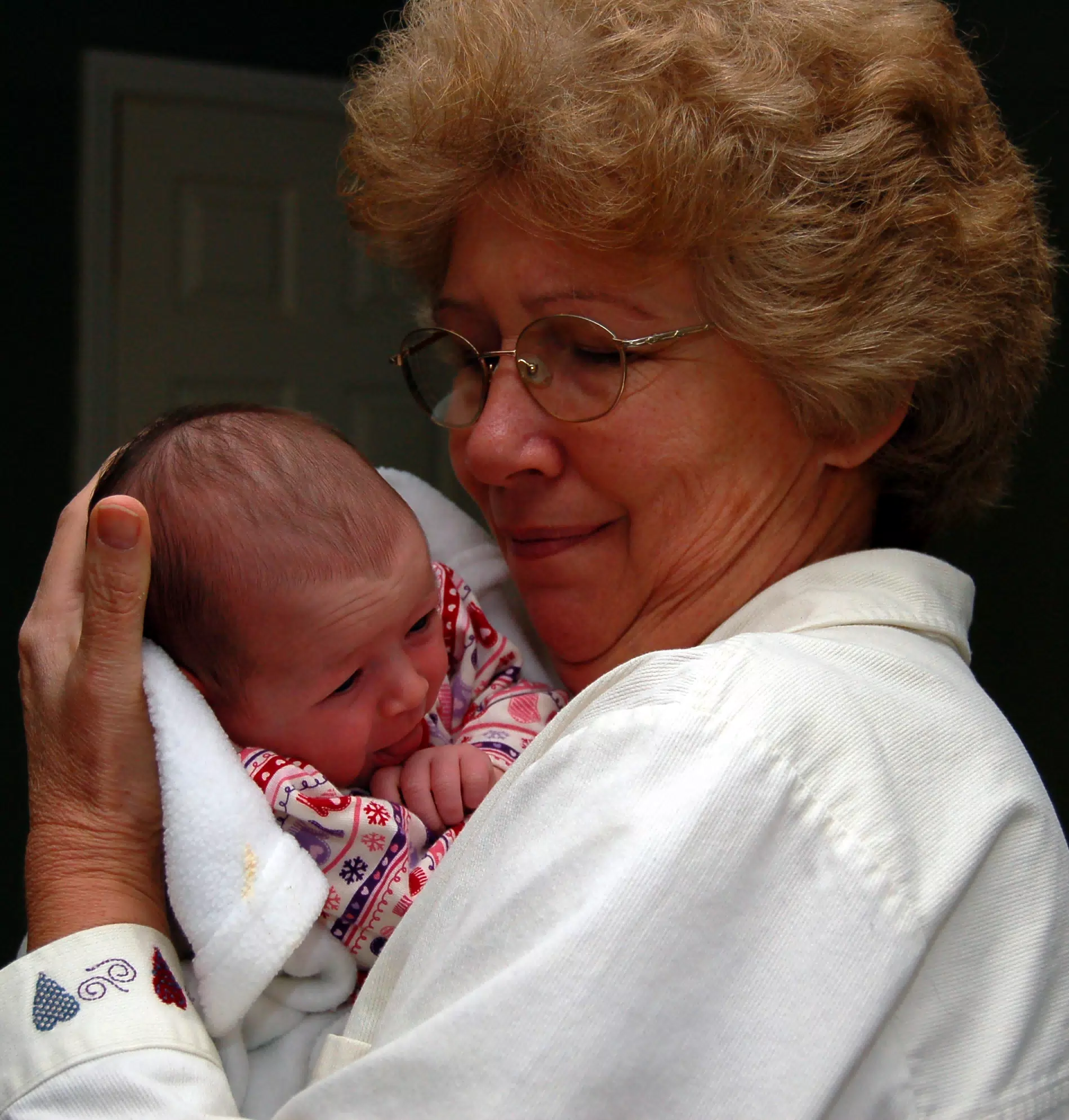 Aunt Sharon with Baby Liesl