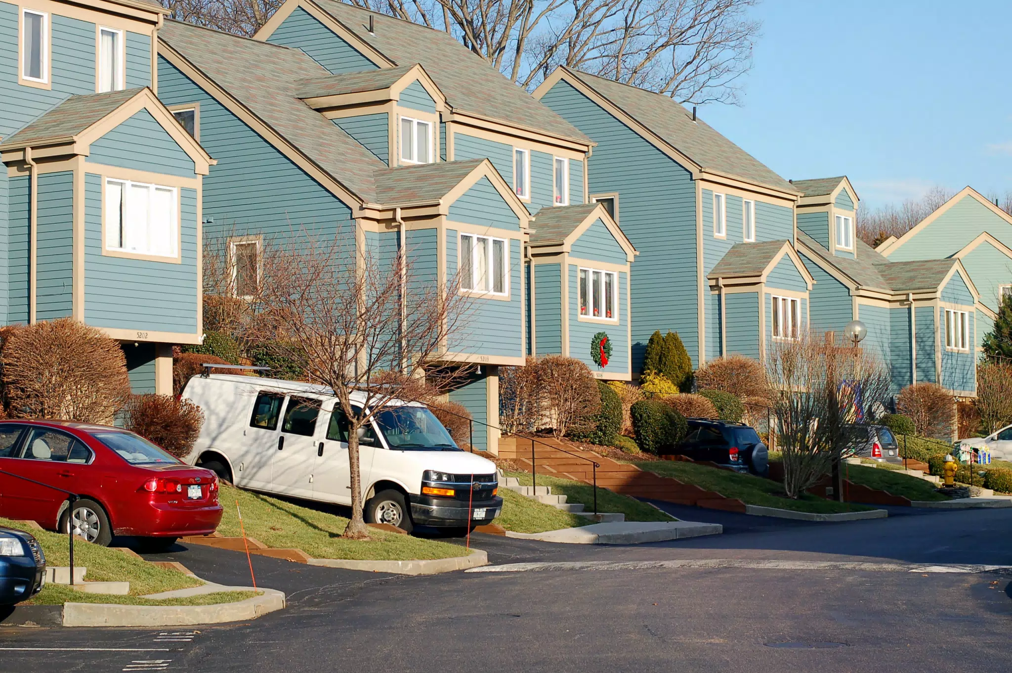 Row of Meadows Homes at Chapel Hill
