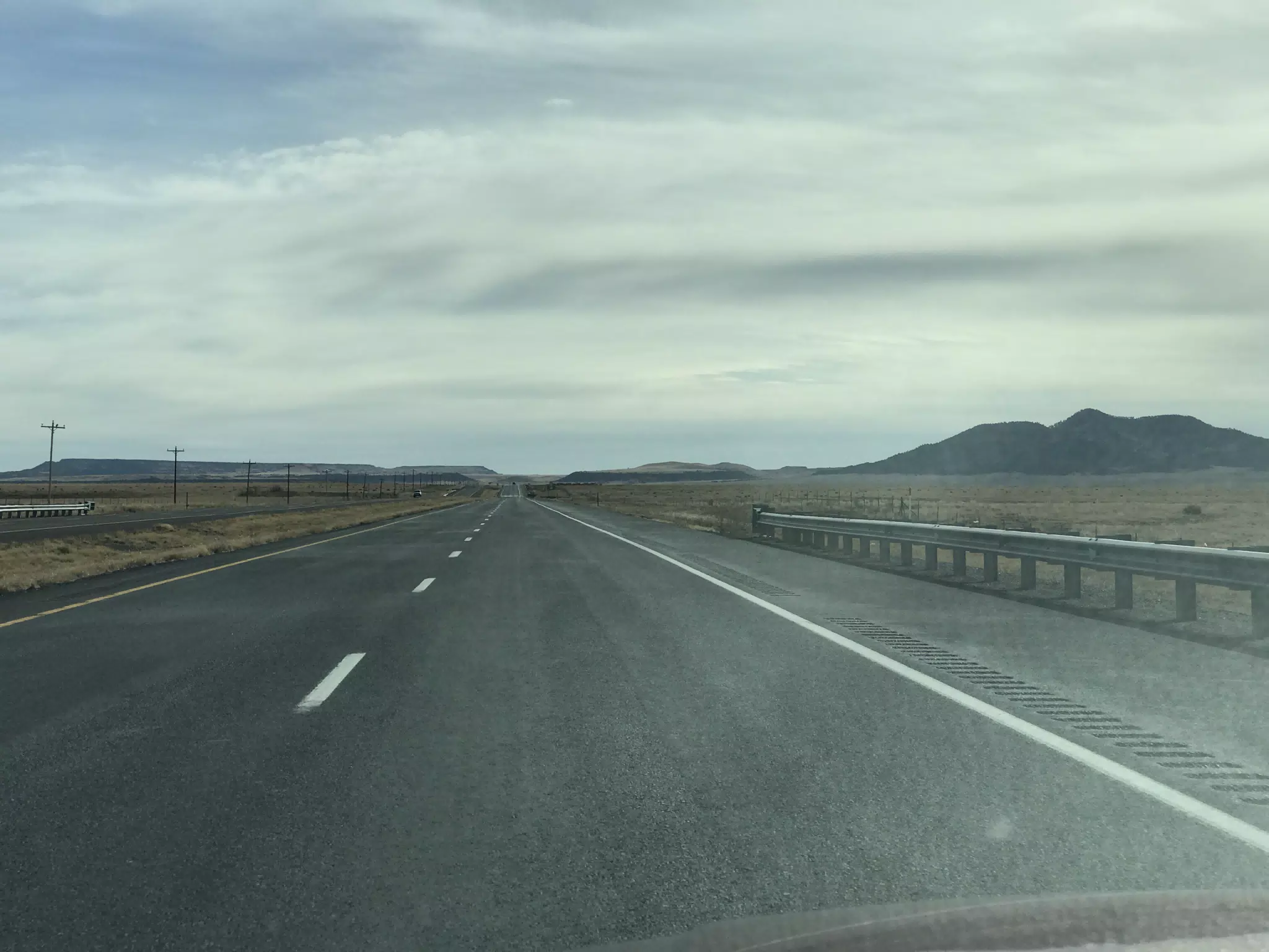 Long Straight New Mexico Highway
