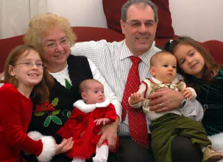 The Tocco Grandparents with their Grandchildren