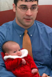 Baby Liesl and Uncle Joe