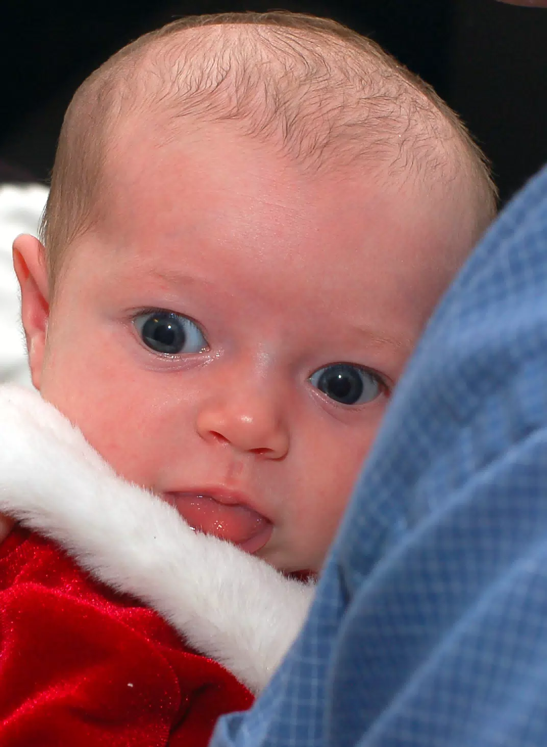 Baby Liesl Being Held