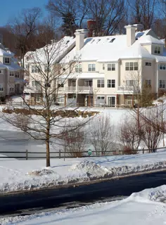 Chapel Hill Hillside in Snow