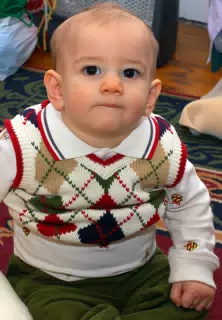 Garrett Getting His Picture Taken