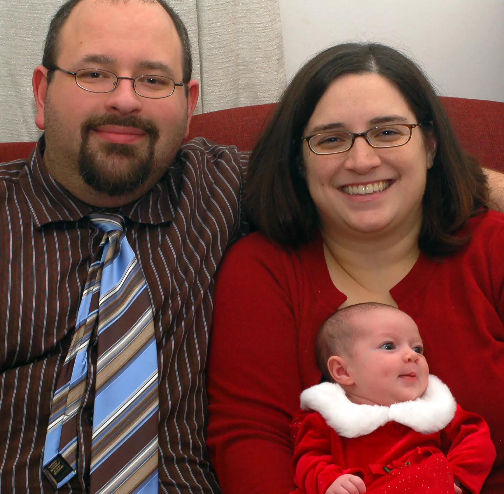 The Miller Family on First Christmas Eve
