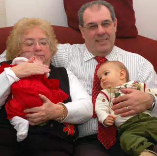 Tocco Grandparents with the New Babies 2008