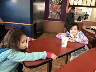 With the Girls at Taco Bell