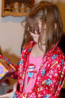Madeline Opening Presents for Liesl