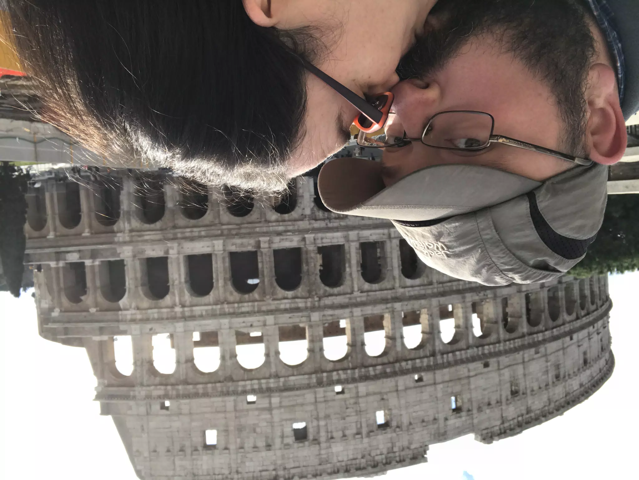 Scott and Dominica at the Colosseum