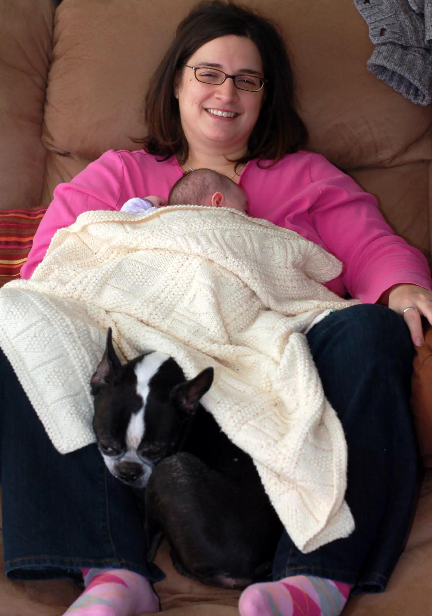 Dominica Liesl and Oreo Snuggling