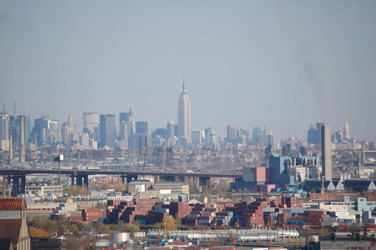 Manhattan Skyline from 1180 Raymond Boulevard, Newark, NJ