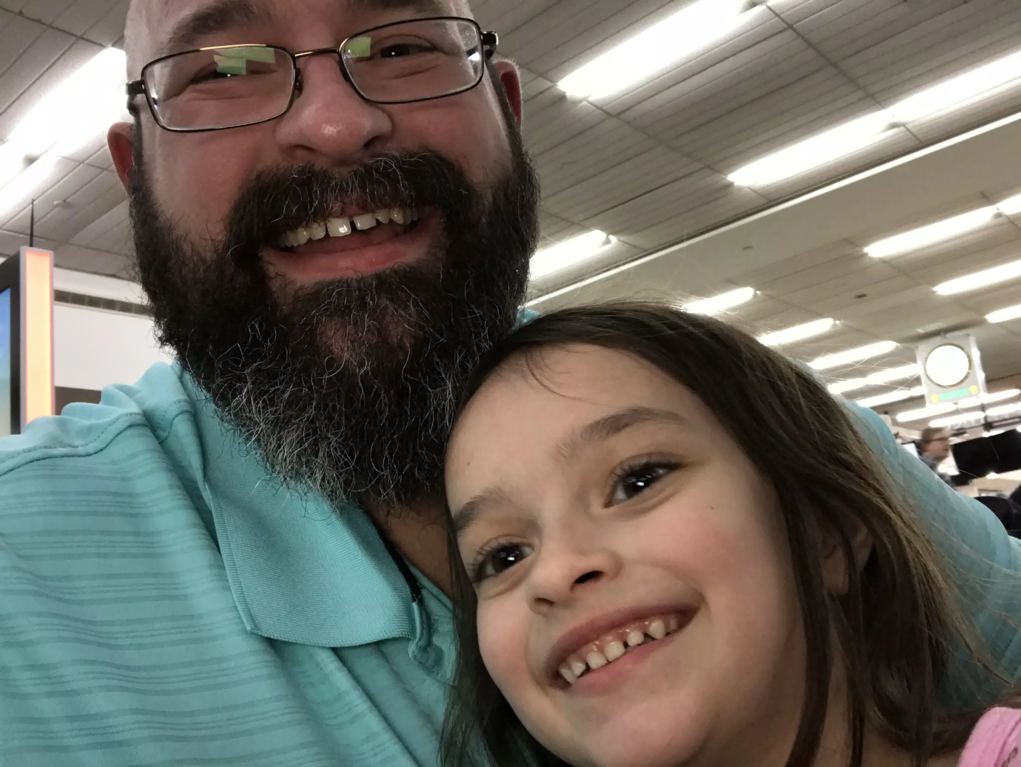 Scott & Luciana at JFK Heading to Rome