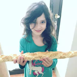 Liesl with Baguette