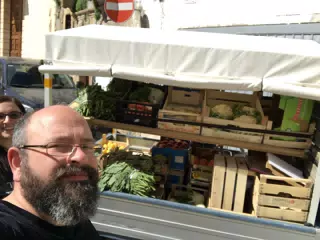 Scott Selfie in Noto, Italy