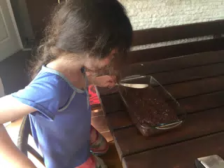Liesl Baking in Romania