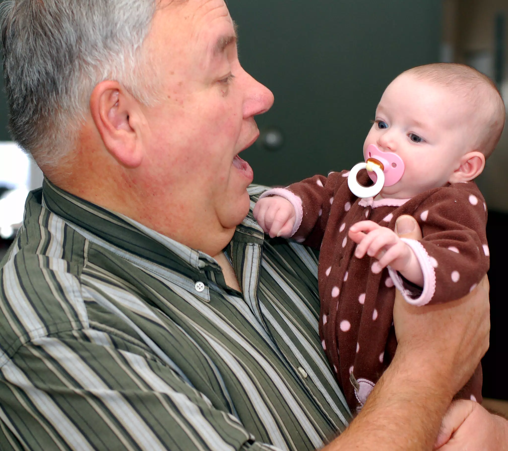 Liesl Lee and Grandpa Miller
