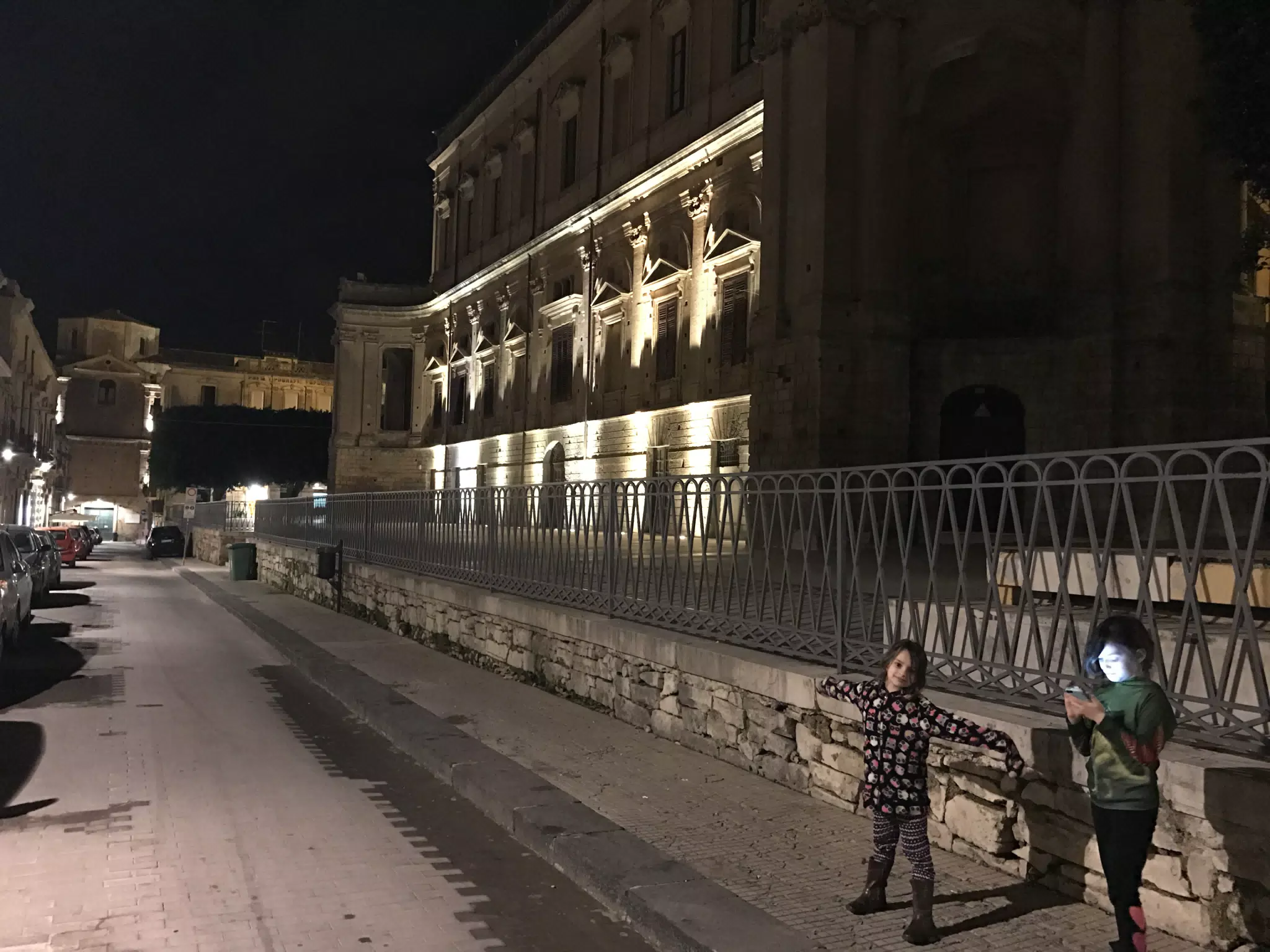 Out for a Walk in Noto Looking for Pizza