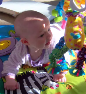 Liesl on Her Play Mat