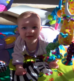 Liesl on Her Play Mat