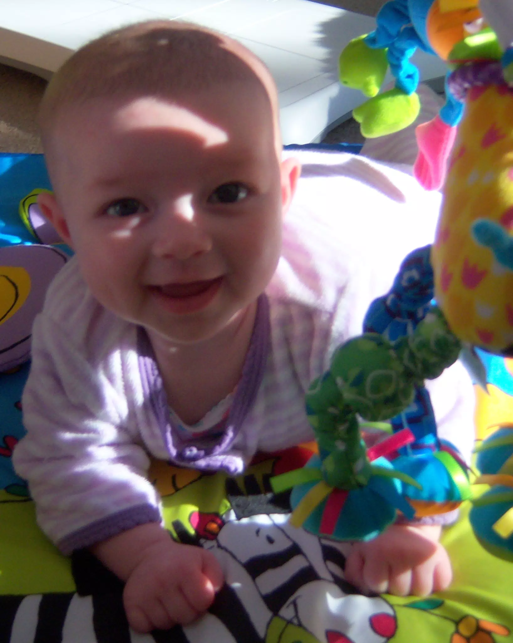 Liesl on Her Play Mat