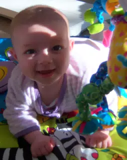 Liesl on Her Play Mat