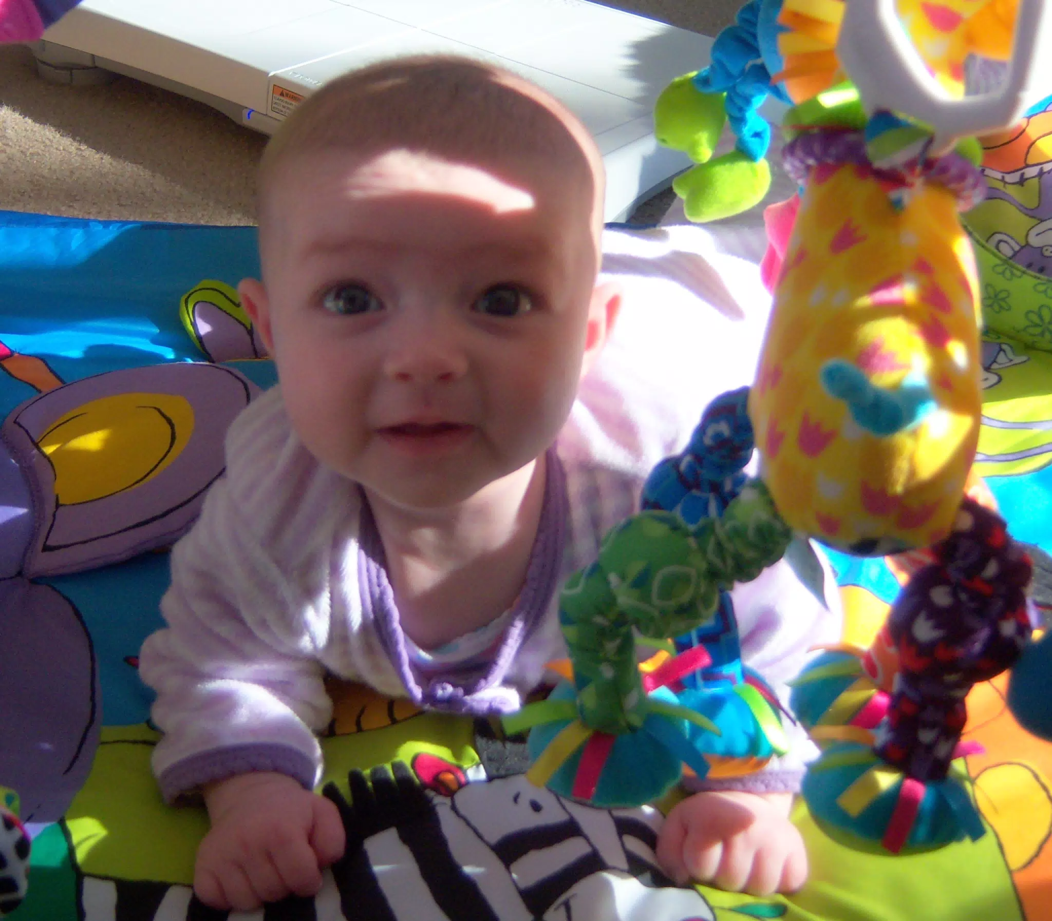 Liesl on Her Play Mat