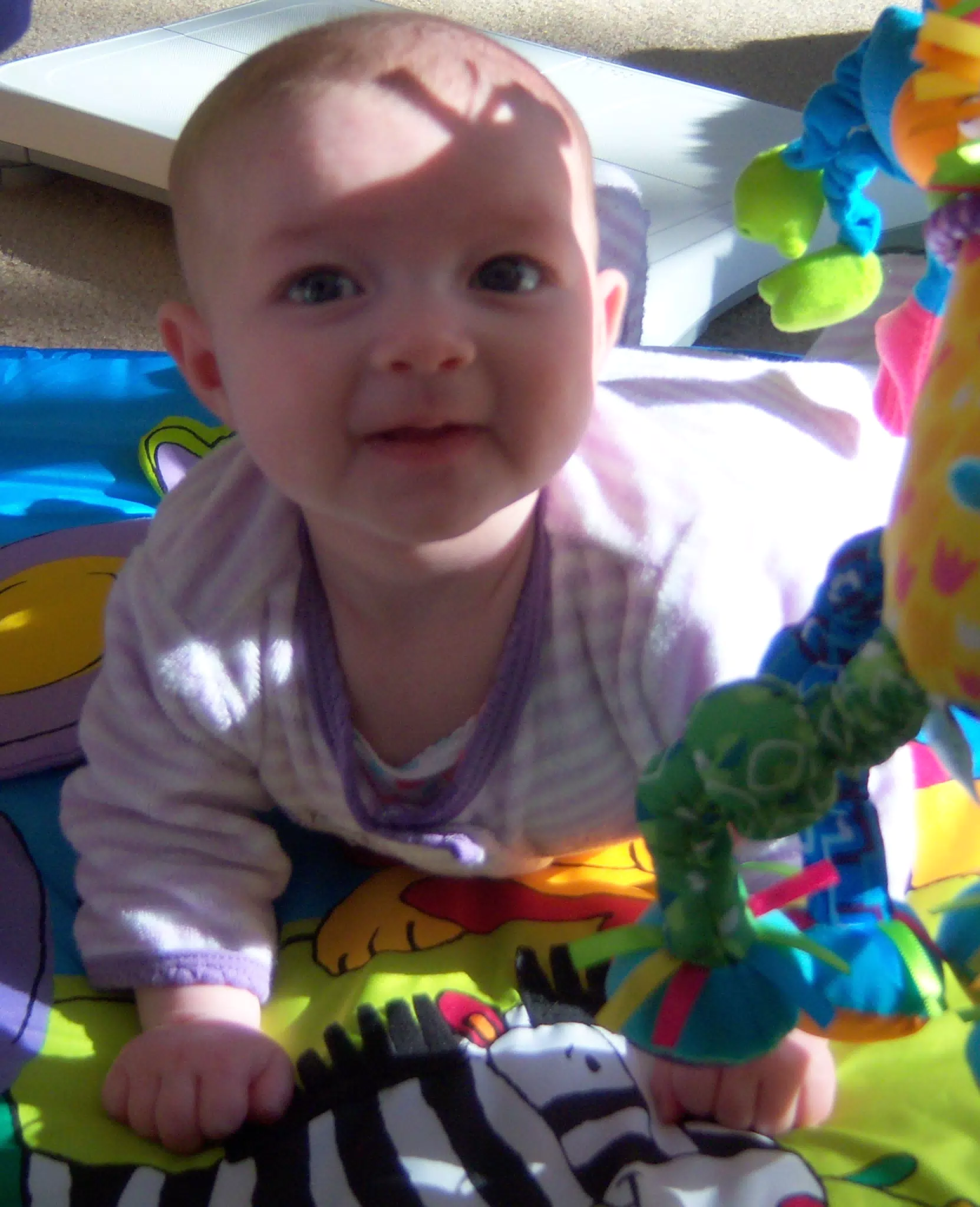 Liesl on Her Play Mat