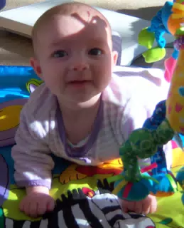 Liesl on Her Play Mat