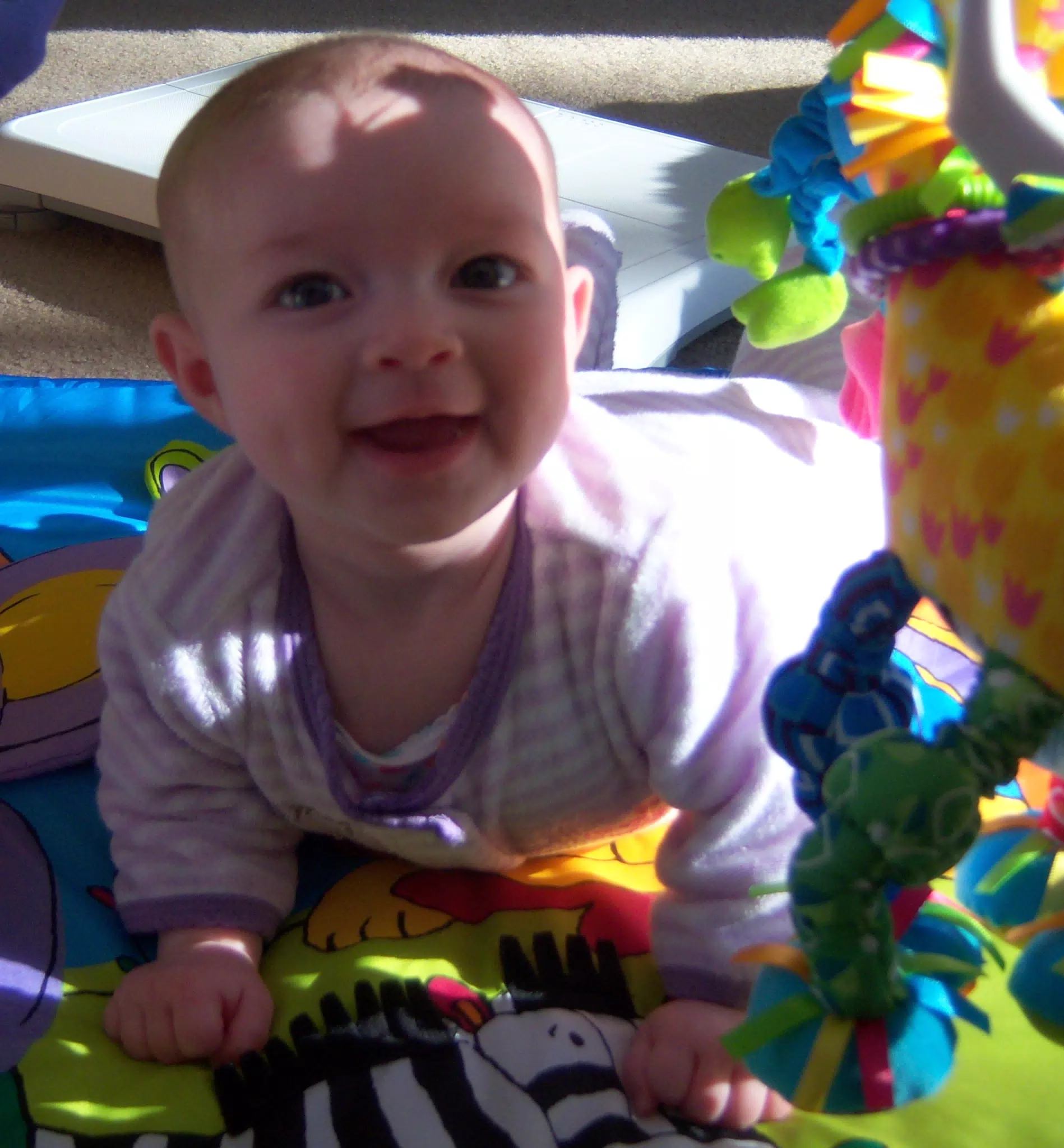 Liesl on Her Play Mat