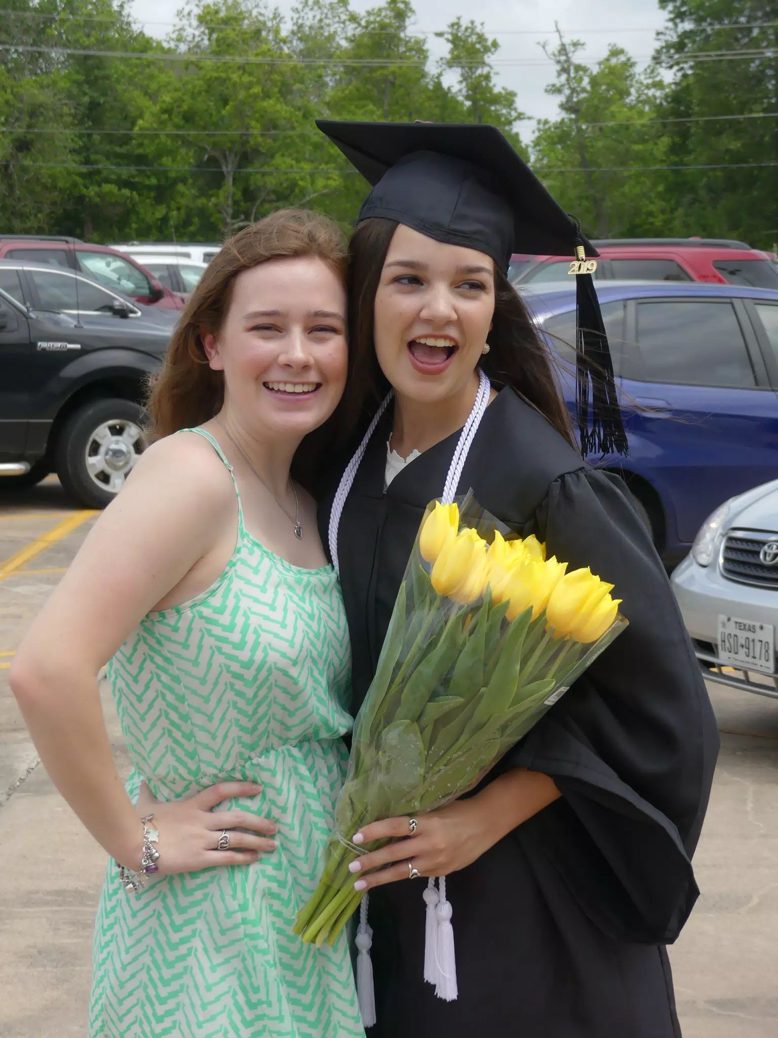 Madeline & Emily at Graduation