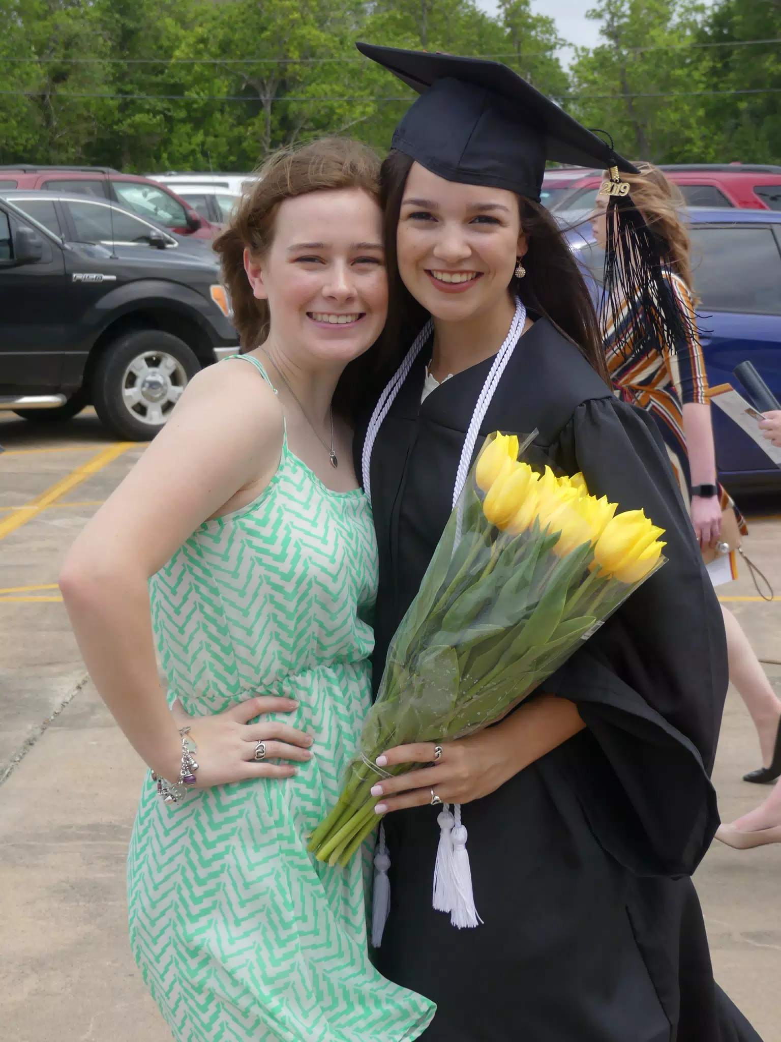 Madeline & Emily at Graduation