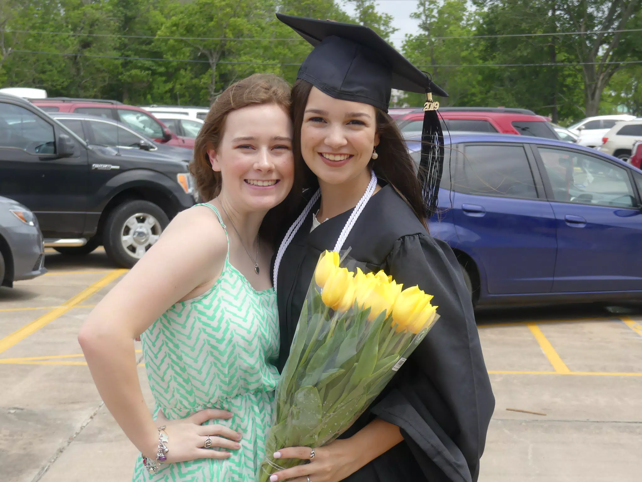 Madeline & Emily at Emily's Graduation