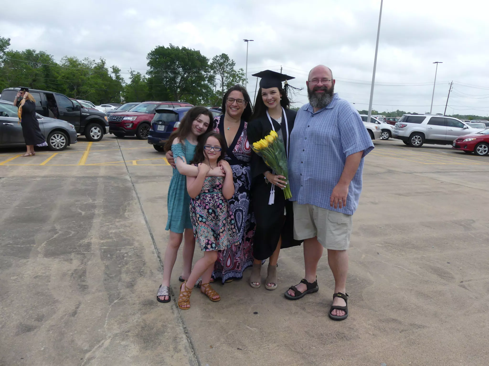 Emily and the Family at Graduation