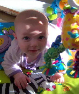 Liesl on Her Play Mat