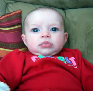 Liesl Sitting on Recliner