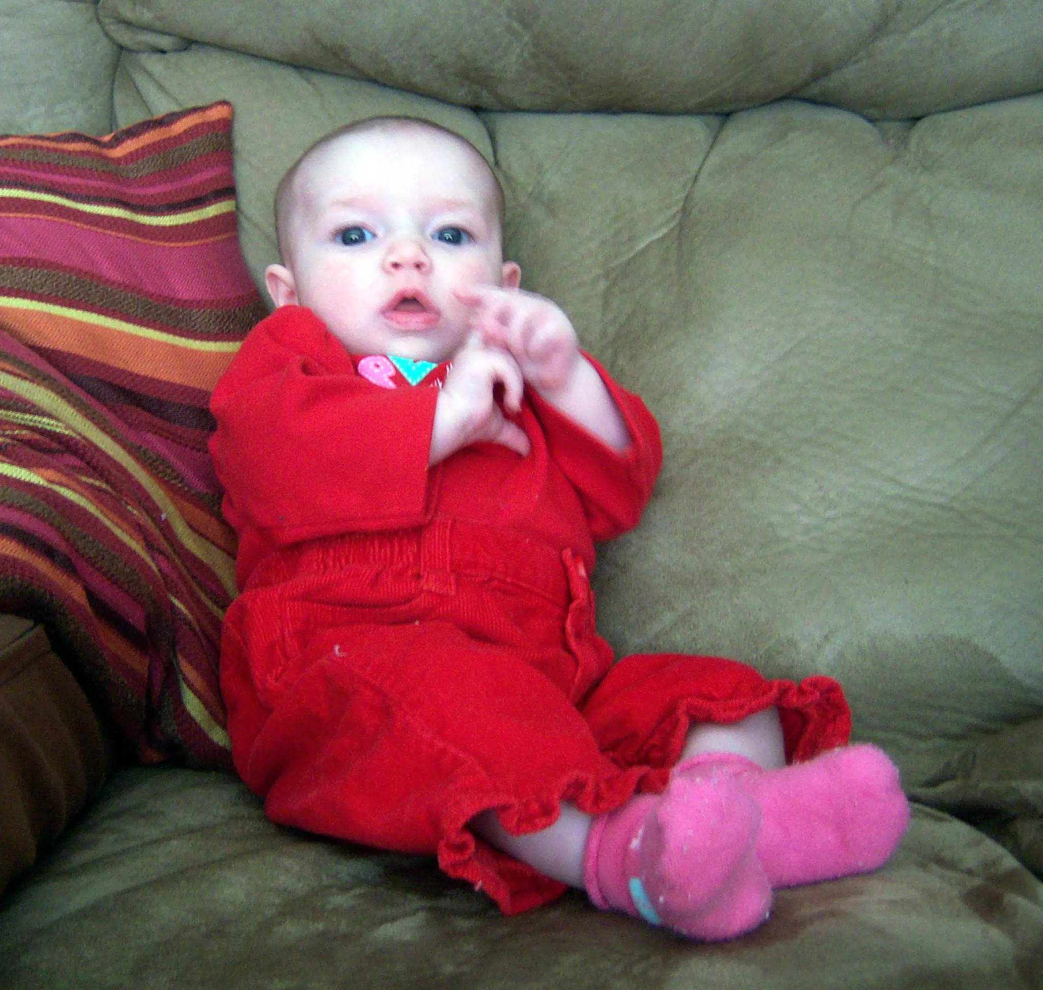 Liesl Sitting in Recliner